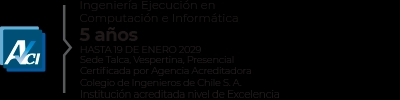 Título de Ingeniería en Computación e Informática con acreditación en Chile.