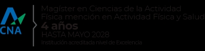 Título del magíster en Ciencias de la Actividad Física y Salud con duración de 4 años.