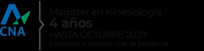 Imagen que promociona un Magíster en Kinesiología con duración de 4 años hasta octubre de 2029.
