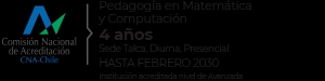 Información sobre la carrera de Pedagogía en Matemática y Computación en Talca.