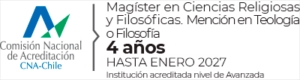 Este es un aviso sobre un programa de magíster en ciencias religiosas ofrecido en Chile.