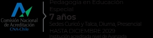 Imagen que muestra información sobre la carrera de Pedagogía en Educación Especial y su acreditación.