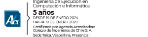 Certificación de la carrera de Ingeniería de Ejecución en Computación e Informática por cinco años en Chile.