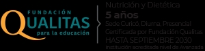 Anuncio de curso de nutrición y dietética de la Fundación Qualitas.