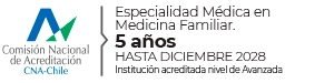 Certificación de especialidad médica en medicina familiar por 5 años en Chile.