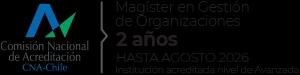 Información sobre un programa de magíster en gestión de organizaciones en Chile.