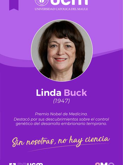 Imagen de Linda Buck, destacada científica y premio Nobel de Medicina.