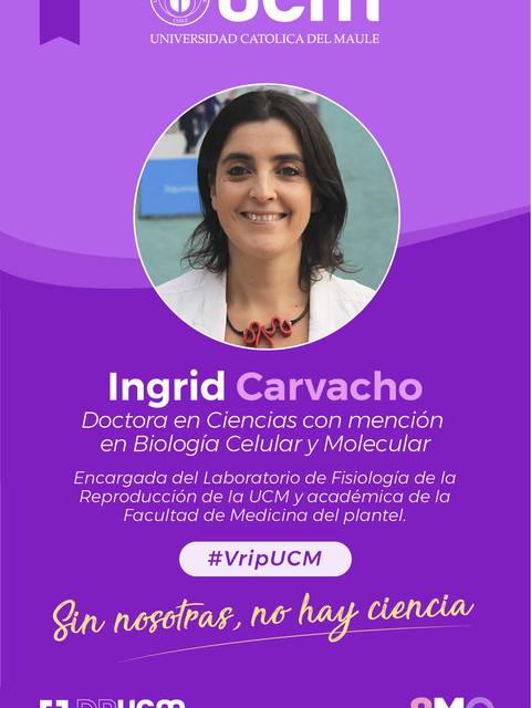 Imagen de una académica que trabaja en biología celular y molecular en una universidad.