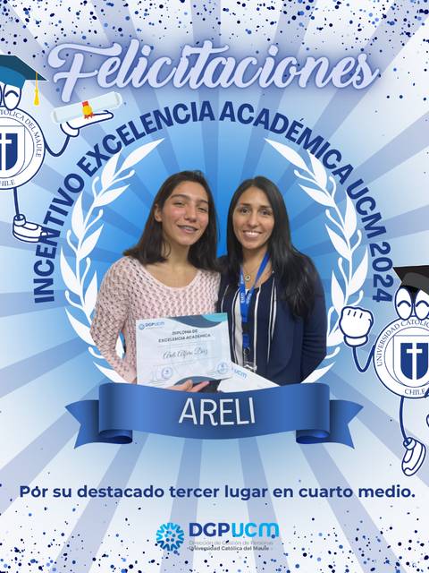 Dos estudiantes reciben un reconocimiento por excelencia académica en una ceremonia de premiación.