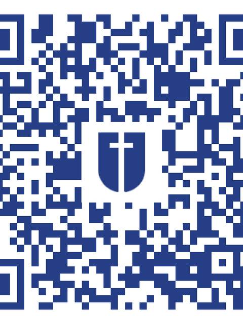 Código QR que parece estar relacionado con una institución o servicio.