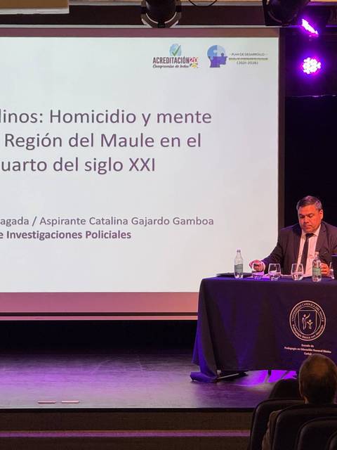 Un seminario sobre crímenes maulinos y la mente criminal en la Región del Maule.