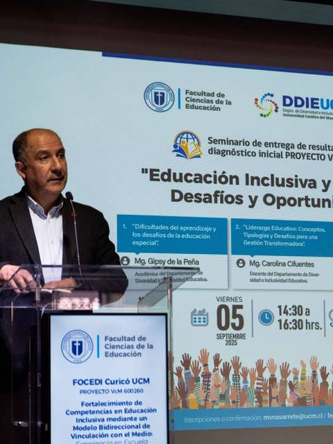 Un seminario sobre educación inclusiva y liderazgo se está llevando a cabo en la Facultad de Educación.