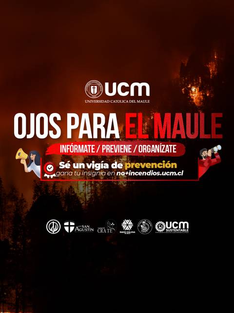 Campaña de prevención de incendios en el Maule.