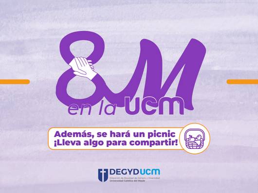 Este 8 de marzo se celebrará un evento en la UCM con un picnic para compartir.
