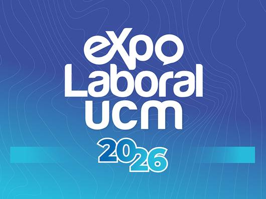 Este es el logo de la Expo Laboral UCM 2026, un evento destacado para la empleabilidad.