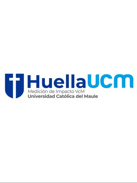 Logo de Huella UCM de la Universidad Católica del Maule.