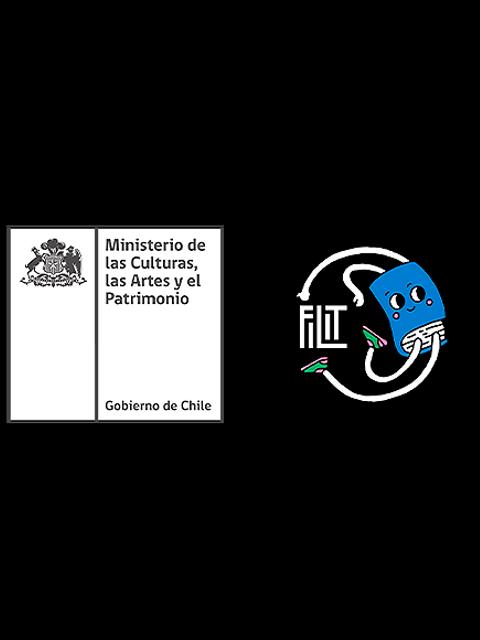 Logos del Ministerio de las Culturas y un evento cultural en Chile.