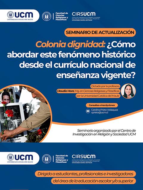 El seminario aborda el fenómeno histórico de Colonia Dignidad desde el currículo nacional de enseñanza vigente.