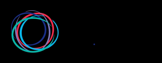 Una imagen abstracta con círculos de colores en un fondo oscuro.