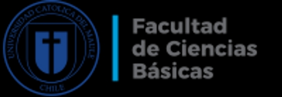 Logo de la Facultad de Ciencias Básicas de la Universidad Católica del Maule en Chile.