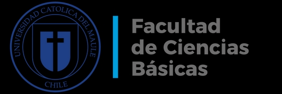 Este es el logo de la Facultad de Ciencias Básicas de la Universidad Católica del Maule en Chile.