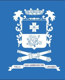 El escudo de la Villa San Ambrosio de Linares, símbolo de la identidad local.