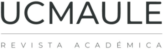 Logo de la revista académica UCMAULE que representa el enfoque en la investigación y el conocimiento.