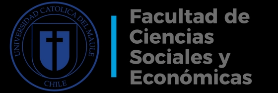 Logo de la Facultad de Ciencias Sociales y Económicas de la Universidad Católica del Maule en Chile.