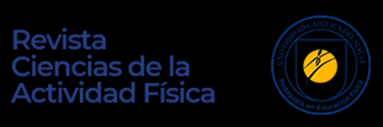 Portada de la Revista Ciencias de la Actividad Física de la Universidad Católica de Chile.