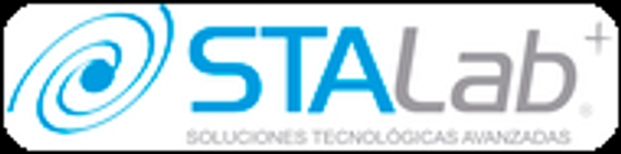 Un logo de STALab que refleja soluciones tecnológicas avanzadas.