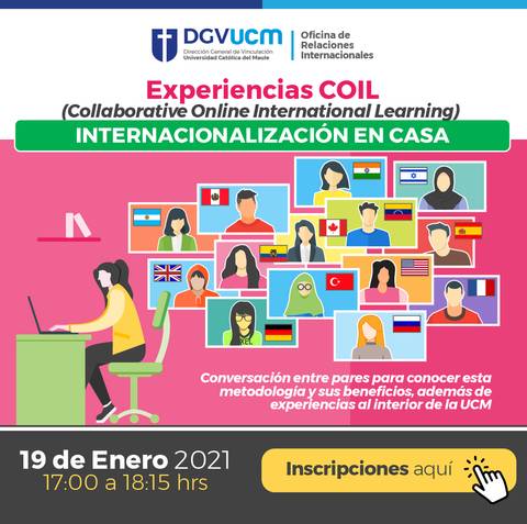 Un evento en línea para aprender sobre experiencias internacionales desde casa.