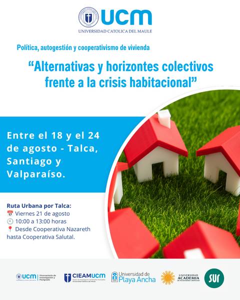 Infografía sobre alternativas y horizontes colectivos frente a la crisis habitacional en Chile.