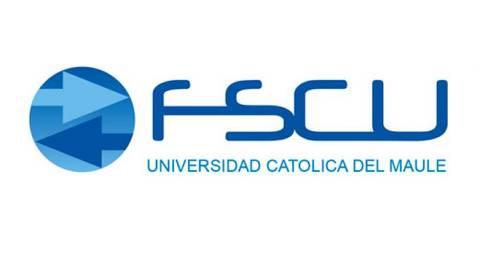 Logotipo de la Universidad Católica del Maule con el acrónimo FSCU.