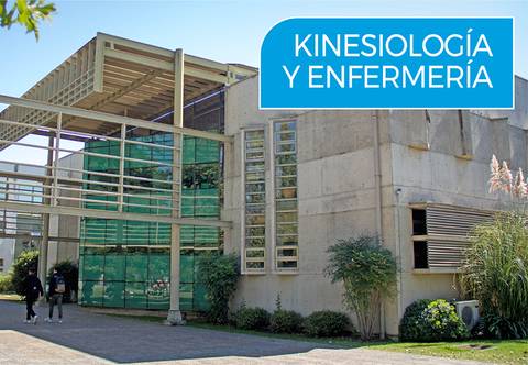 Una edificación moderna y luminosa que alberga clases de kinesiología y enfermería.