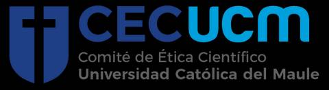Logo del Comité de Ética Científico de la Universidad Católica del Maule.