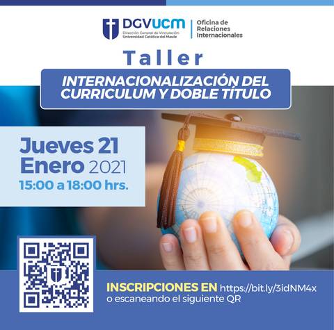 Taller sobre la internacionalización del currículum y doble título en la Universidad Católica del Maule.