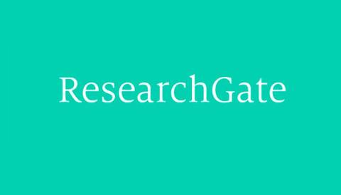 Este es el logotipo de ResearchGate sobre un fondo verde.
