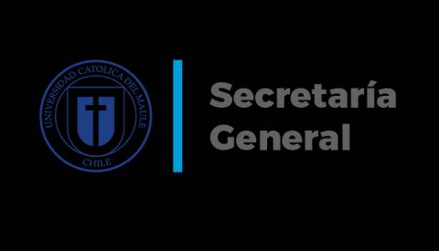 Logo de la Secretaría General de la Universidad Católica del Maule en Chile.