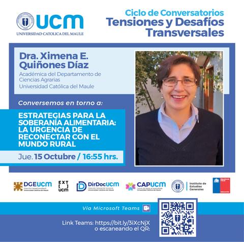 Anuncio de un ciclo de conversatorios sobre temas de soberanía alimentaria y el mundo rural.