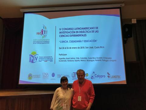 Imagen de un congreso latinoamericano sobre didáctica de las ciencias experimentales en Costa Rica.