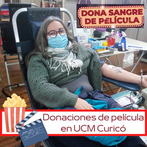 Una persona donando sangre en un evento de recolección de donaciones.