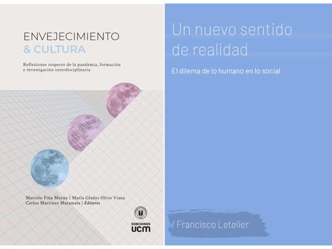 Portadas de dos libros sobre el envejecimiento y la cultura, y el sentido de la realidad en lo social.