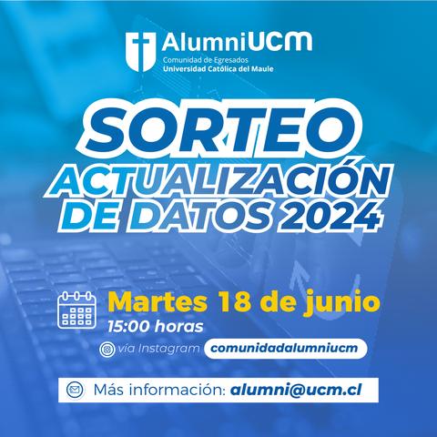 Sorteo de actualización de datos 2024 de AlumniUCM.