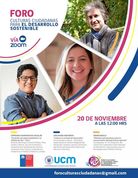 El foro presenta a varios ponentes enfocados en el desarrollo sostenible.