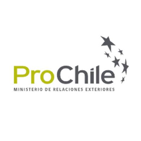 Logo de ProChile, el Ministerio de Relaciones Exteriores de Chile.