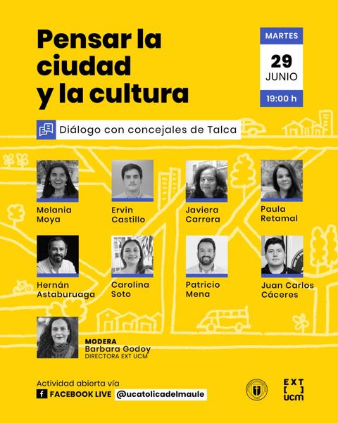 Un evento sobre la ciudad y la cultura con concejales de Talca.