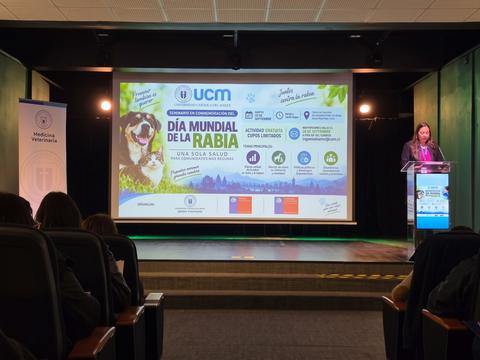 Una presentación sobre el Día Mundial de la Rabia, destacando su importancia para la salud pública.