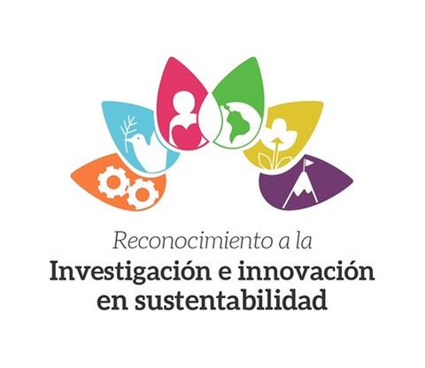 Logo que representa el reconocimiento a la investigación e innovación en sostenibilidad.
