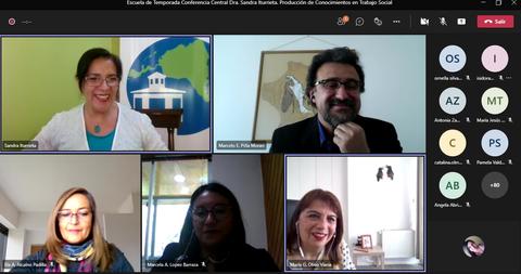 Un grupo de personas participa en una videoconferencia desde diferentes ubicaciones.