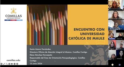 Presentación del encuentro entre la Universidad Comillas y la Universidad Católica de Maule.